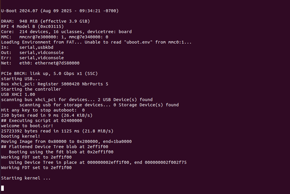 u-boot on CMD